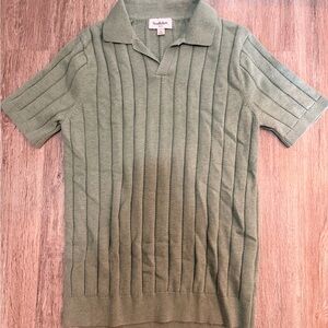 Goodfellow & Co Olive Green Short-Sleeve Knit Polo